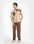 WAFFLE TEXTURED RELAXED PANTS